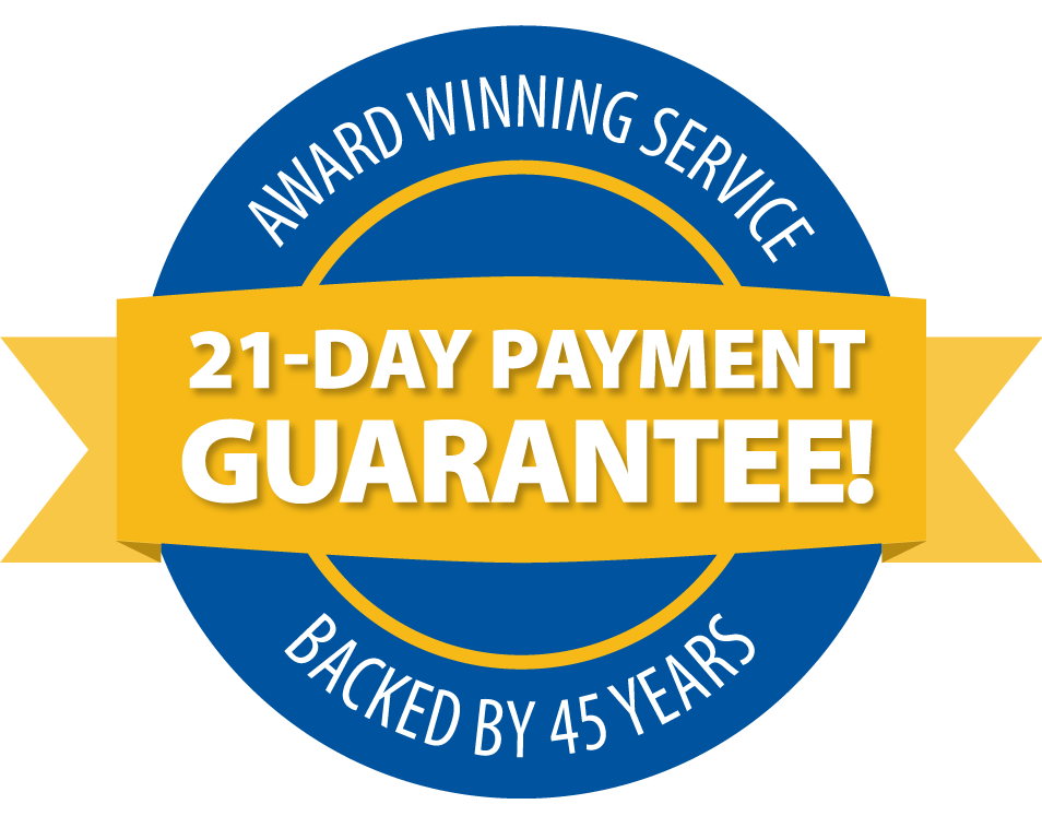 21 Day Payment Guarantee